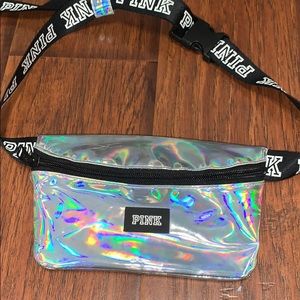 Holographic PINK fanny pack